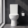 [BCCP003] Modern Bathroom Design Toilet Pan with Cistern and Fittings , 745 x 360 x 620mm, White - Silo
