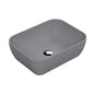 [BCCT358] Contemporary Soft Square Countertop Basin Vessel, 325 x 455 x 135mm, Choice of Colour - Cutout