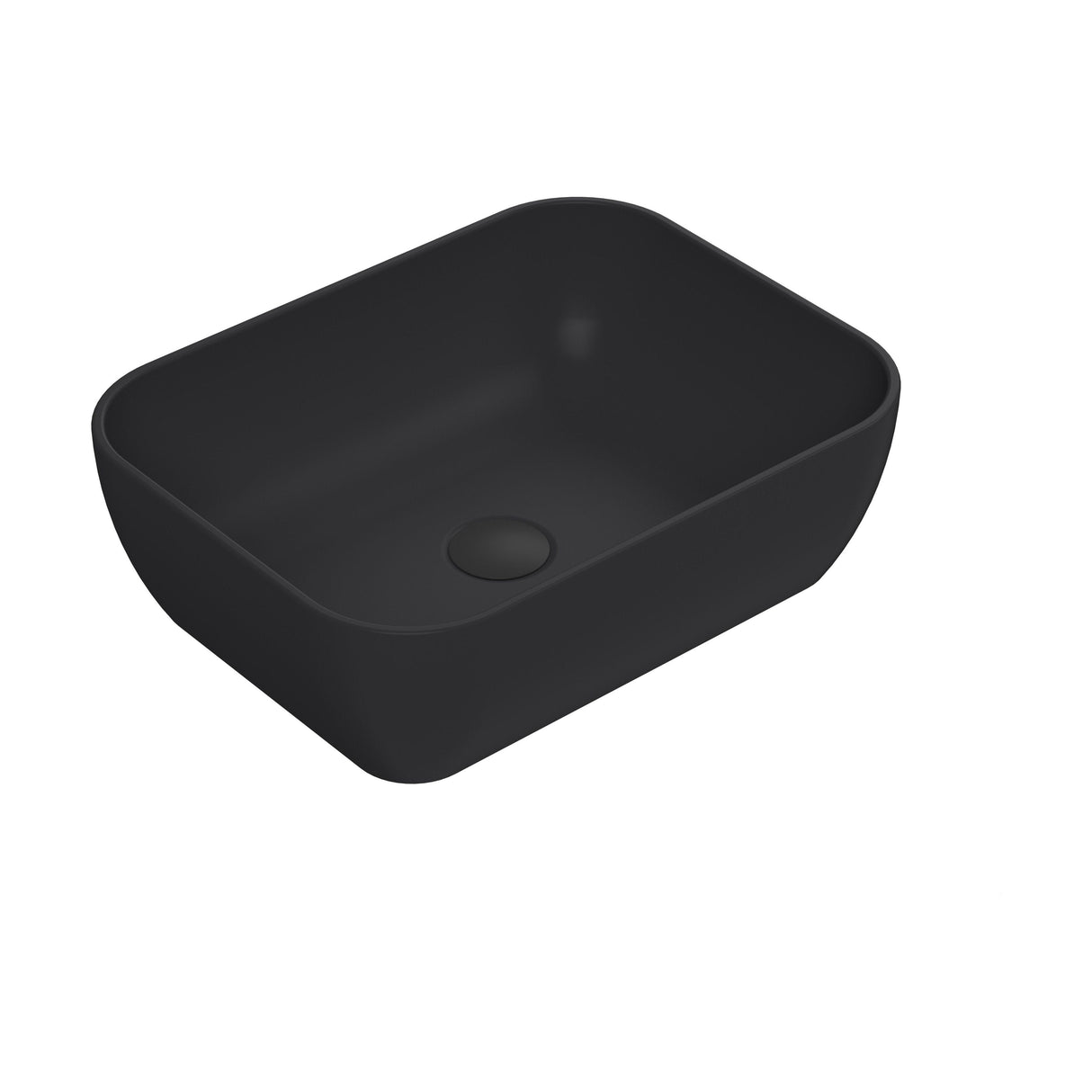 [BCCT458] Contemporary Soft Square Countertop Basin Vessel, 325 x 455 x 135mm, Choice of Colour - Cutout