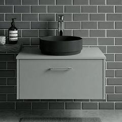 [BCCT462] Contemporary Round Bathroom Countertop Basin Vessel, 350mm, Choice of Colour - Silo