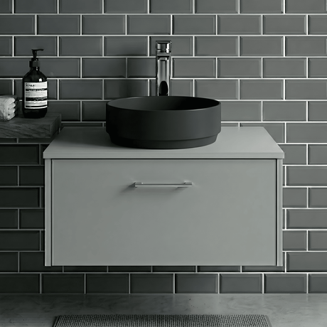 [BCCT462] Contemporary Round Bathroom Countertop Basin Vessel, 350mm, Choice of Colour - Silo