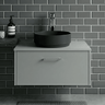 [BCCT462] Contemporary Round Bathroom Countertop Basin Vessel, 350mm, Choice of Colour - Silo
