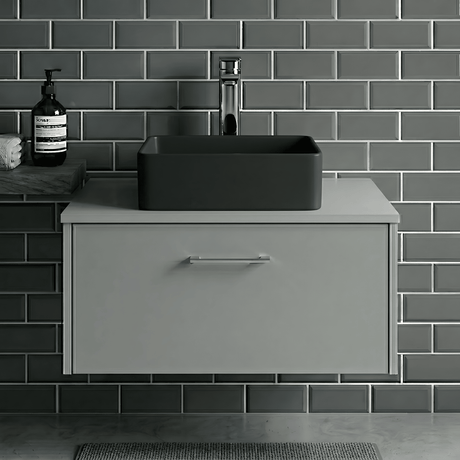 [BCCT479] Contemporary Rectangular Countertop Basin Vessel, 235 x 365 x 120mm, Choice of Colour - Silo