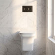 [BCFR540] Hilderstone Modern Wall Hung Toilet Pan with Soft Close Seat - Silo