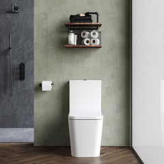 [BCFR550] Hilderstone Modern Close-Coupled Rimless Toilet with Soft Close Seat - Lifestyle 1