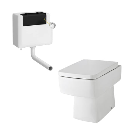 [BCOP106X8B] Balterley Bliss Back to Wall Pan, Seat & Concealed Cistern - Cutout