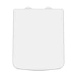 [BCOP198W] Balterley Square Soft Close Toilet Seat With Top Fix Hinge - Cutout