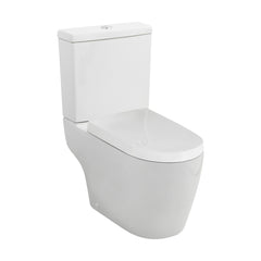 [BCPR005] Dilhorne Round Semi Flush to Wall Toilet with Soft Close Seat - Cutout