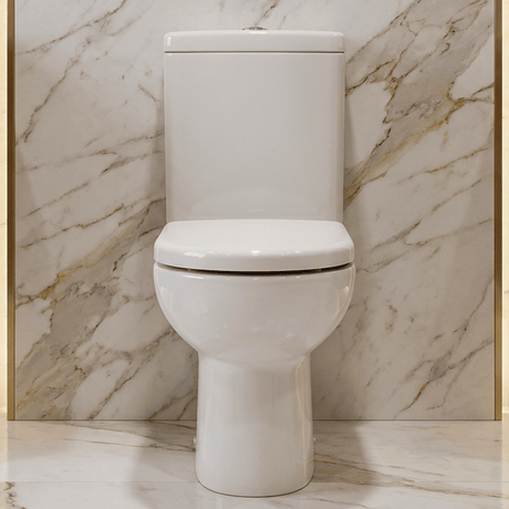 [BCRI001] Compact Toilet Pan & Cistern  - 805mm x 360mm x 625mm - Silo