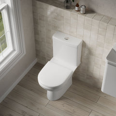 [BCRI002] Close Coupled Toilet Pan & Cistern  - 825mm x 395mm x 670mm - Lifestyle 2