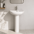 [BCRI003] Round 1 Tap Hole Basin with Full Pedestal - Silo