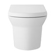 [BCSPT007] Spirit Square Wall Hung Ceramic Toilet Pan & Soft Close & Seat, 400mm - Balterley - Cutout