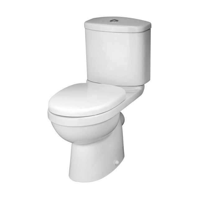 [BCVT250] Balterley Vito Pan Cistern and Soft Close Seat 780mm x 375mm x 640mm - White - Cutout