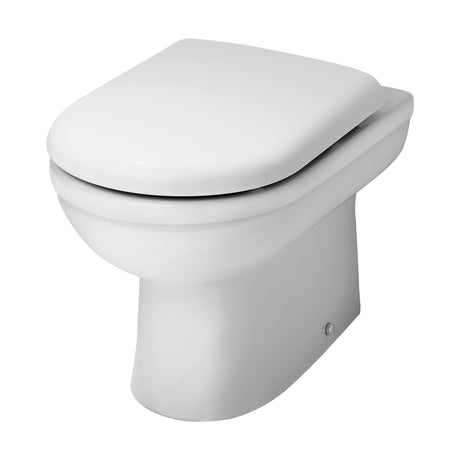 [BCVT286P] Round Back to Wall Toilet Pan   - 395mm x 360mm x 540mm - Cutout