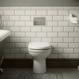 [BCVT286P] Round Back to Wall Toilet Pan   - 395mm x 360mm x 540mm - Silo