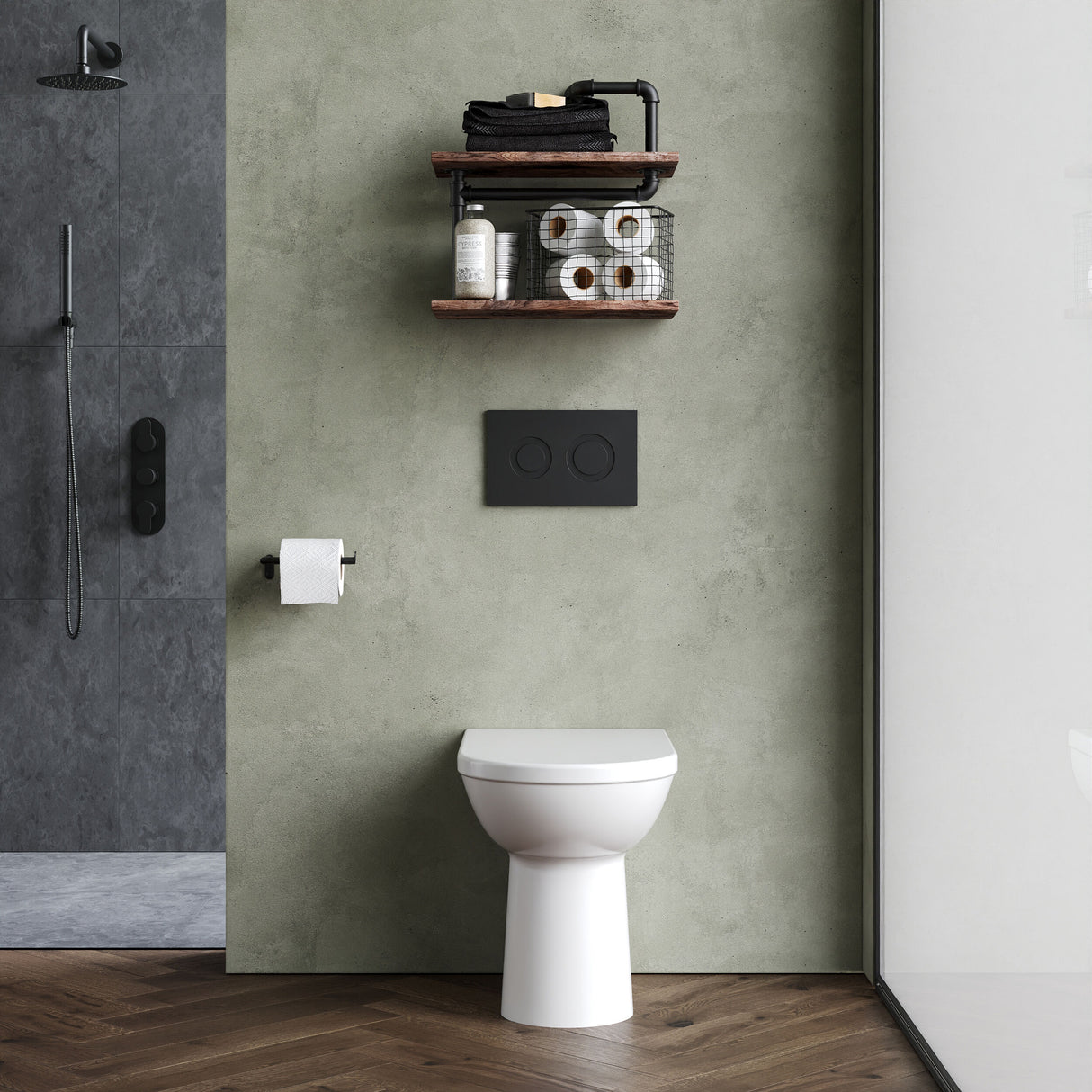 [BCVT296P] Comfort Height Back To Wall Toilet Pan   - 440mm x 360mm x 540mm - Lifestyle 1
