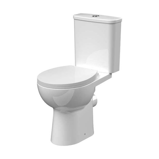 [BCVT791] Rimless Comfort Pan,Cistern & S/C Seat - Cutout