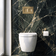 [BCWP900CP] Balterley Contemporary Bathroom Round Toilet Pan, 350mm x 355mm - White - Silo
