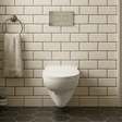[BCZAD001] Adley Wall Hung Ceramic Toilet Pan & Soft Close Seat - 535mm - Balterley - Silo