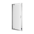 [BE5MPD9] Contemporary 5mm Toughened Safety Glass Pivot Shower Door - 900mm - Chrome - Balterley - Cutout