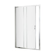 [BE5MSL12] Contemporary 5mm Toughened Safety Glass Sliding Shower Door - 1200mm - Chrome - Balterley - Cutout