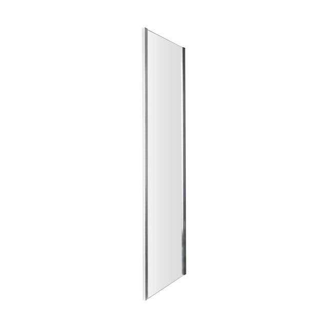 [BE5MSP76] Contemporary 5mm Toughened Safety Glass Side Panel - 760mm - Chrome - Balterley - Cutout