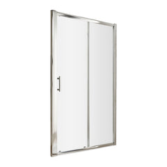 [BE6MSL10] Single Sliding Shower Door, 6mm Toughened Safety Glass, Choice of Size - Cutout