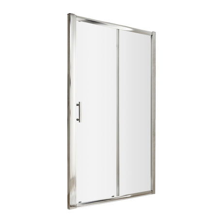 [BE6MSL10] Single Sliding Shower Door, 6mm Toughened Safety Glass, Choice of Size - Cutout