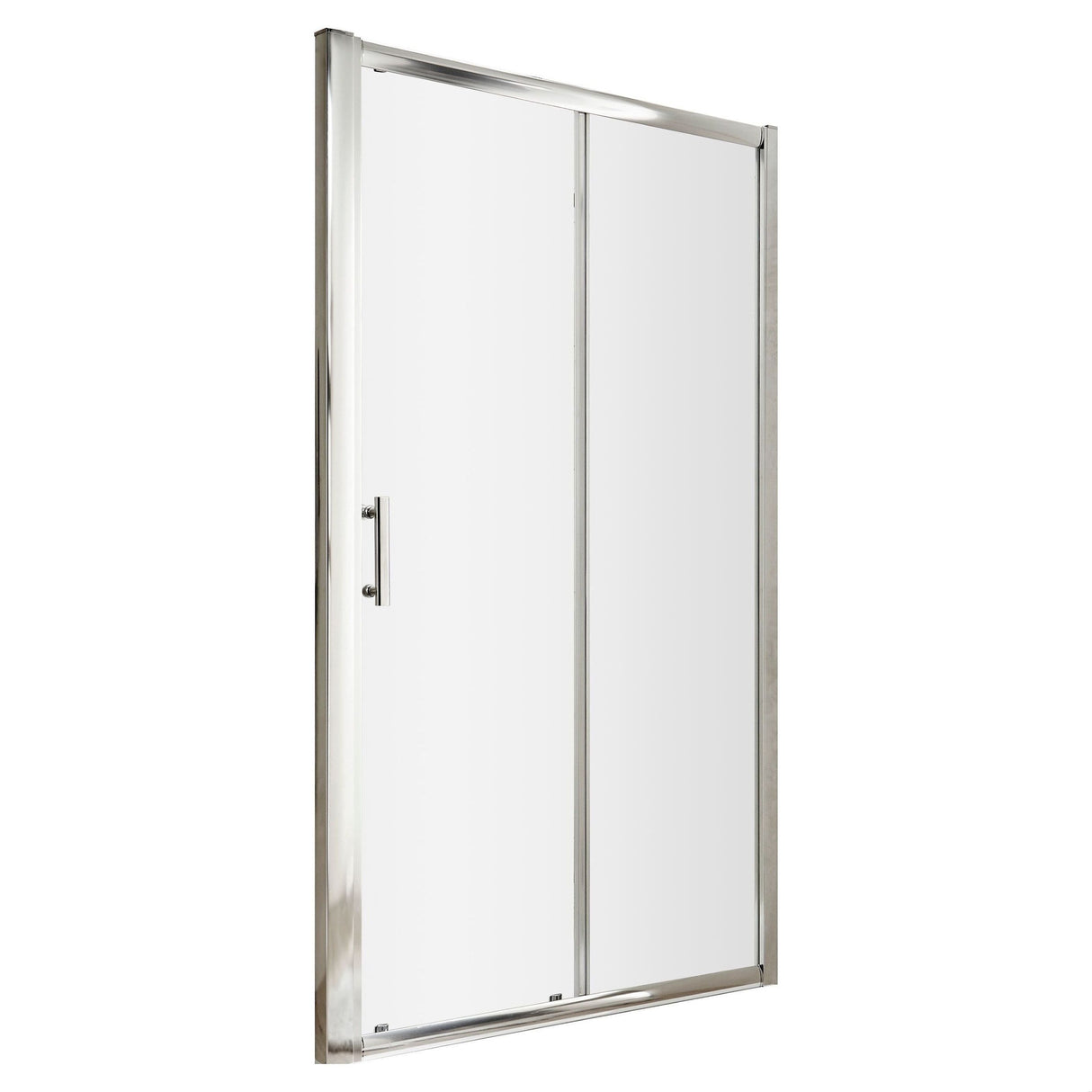 [BE6MSL11] Single Sliding Shower Door, 6mm Toughened Safety Glass, Choice of Size - Cutout