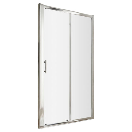 [BE6MSL11] Single Sliding Shower Door, 6mm Toughened Safety Glass, Choice of Size - Cutout