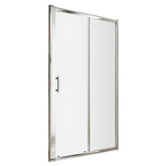[BE6MSL15] Single Sliding Shower Door, 6mm Toughened Safety Glass, Choice of Size - Cutout