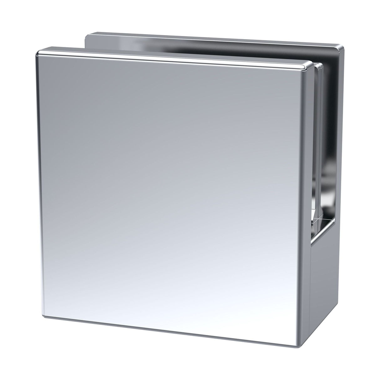 [BEAC001] Balterley Wetroom Accessories Screen Support Foot & Wall Bracket - Chrome - Cutout