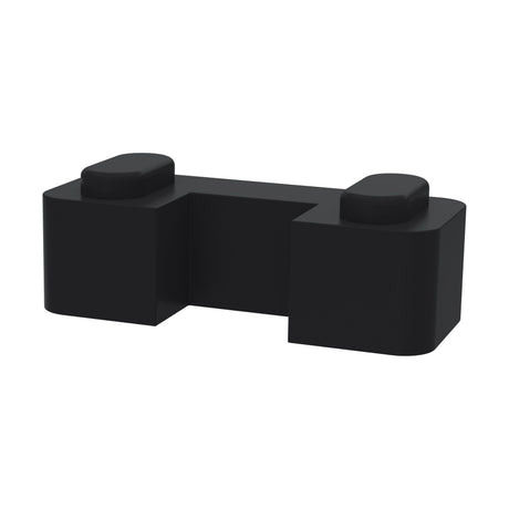 [BEAC007] Balterley Wetroom Accessories Screen Support Foot - Satin Black - Cutout