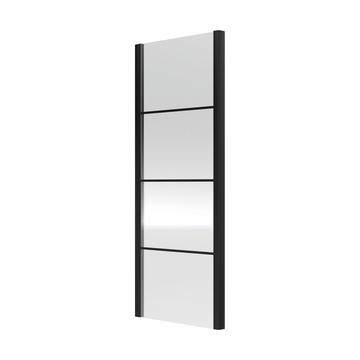[BEADSP80] Kinver 8mm Toughened Safety Glass Shower Side Panel, Black - Cutout