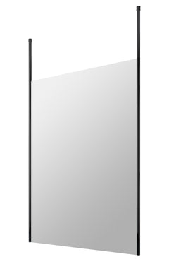 [BECP1400MB] Balterley Contemporary Bathroom 8mm Glass Profile Wetroom Screen with Ceiling Posts, Chrome, 1950 x 700 x 14mm - Cutout