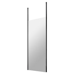 [BECP700MB] Balterley Contemporary Bathroom 8mm Glass Profile Wetroom Screen with Ceiling Posts, Chrome, 1950 x 700 x 14mm - Cutout