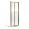 [BEETBD70BB] Almington 4mm Toughened Safety Glass Bi-Fold Shower Door, H: 1900mm, Choice of Size and Colour - Cutout