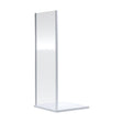[BEETSP70] Almington 6mm Toughened Safety Glass Shower Side Panel - H: 1900mm - Choice of Size and Finish - Cutout