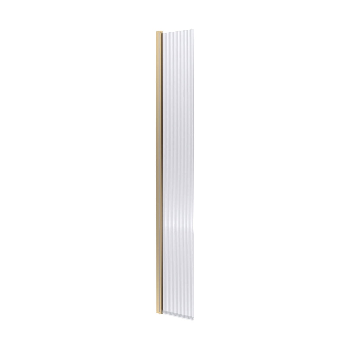 [BEFL1830HCBB] 1850 x 300 x 8mm Fluted Hinged Screen - Cutout