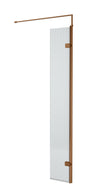 [BEFL1830HCBZ] 1850 x 300 x 8mm Fluted Hinged Screen - Cutout