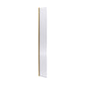 [BEFL19530BBHC] Balterley Contemporary Bathroom 8mm Fluted Glass Hinged Wetroom Screen with Support Bar, 1950 x 300 x 27mm, Polished Chrome - Cutout