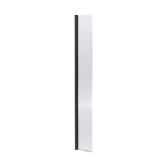 [BEFL19530BPHC] Balterley Contemporary Bathroom 8mm Fluted Glass Hinged Wetroom Screen with Support Bar, 1950 x 300 x 27mm, Polished Chrome - Cutout