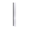 [BEFL19530BPHC] Balterley Contemporary Bathroom 8mm Fluted Glass Hinged Wetroom Screen with Support Bar, 1950 x 300 x 27mm, Polished Chrome - Cutout
