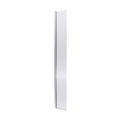 [BEFL19530HC] Balterley Contemporary Bathroom 8mm Fluted Glass Hinged Wetroom Screen with Support Bar, 1950 x 300 x 27mm, Polished Chrome - Cutout