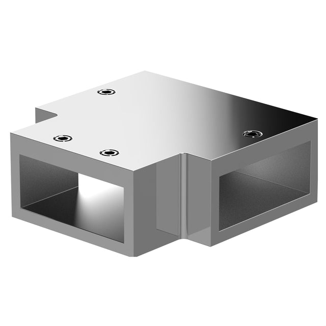 [BEFX031] Balterley Wetroom Arm T Piece (for use with Flat Support Bar) - Chrome - Cutout