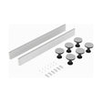 [BELG1W] Shower Tray Leg Set - White - For 700mm-900mm Square & Rectangular Resin Trays - Cutout