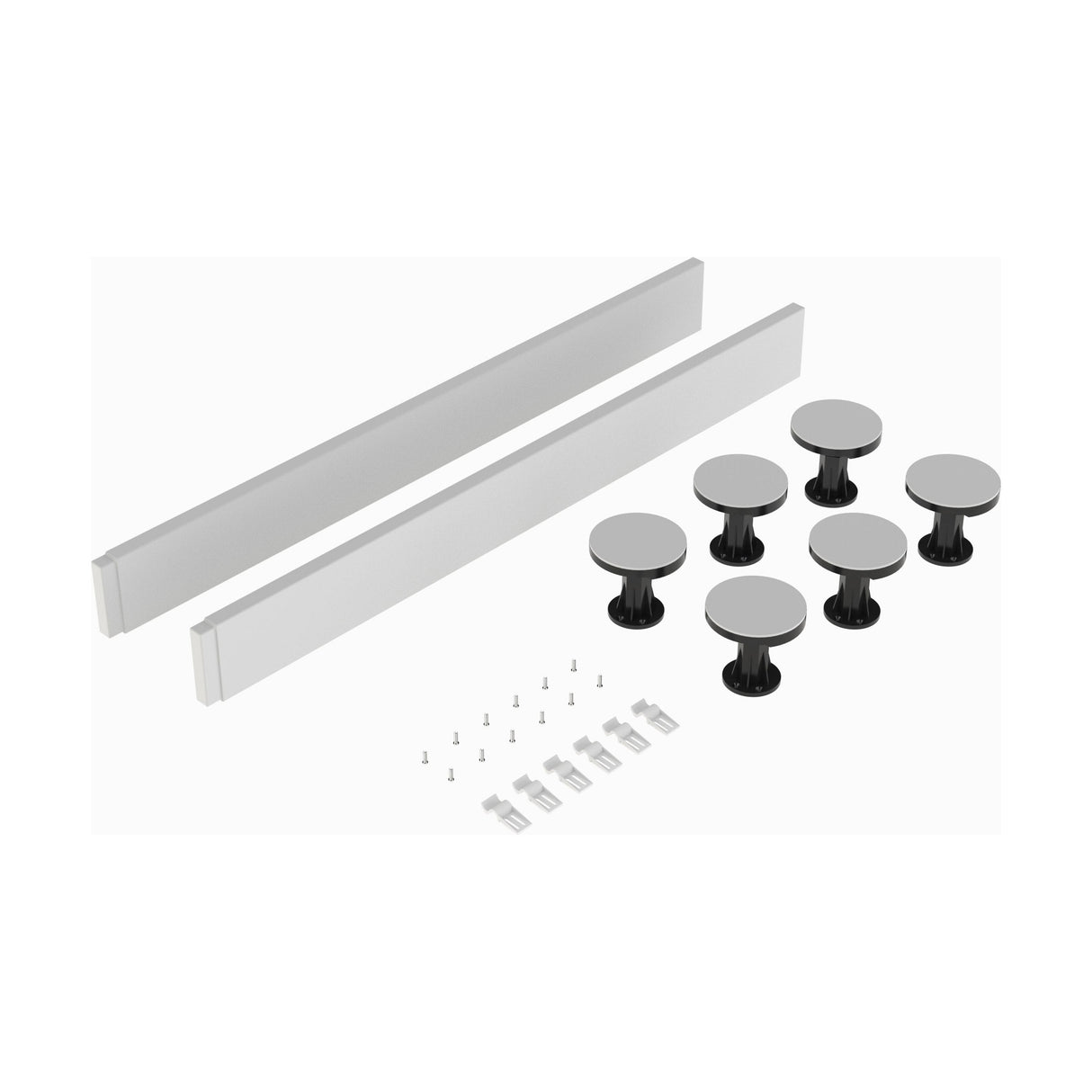 [BELG1W] Shower Tray Leg Set For 700 - 900mm Square & Rectangular Shower Trays, Choice of Colour - Cutout