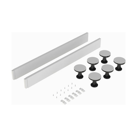 [BELG1W] Shower Tray Leg Set For 700 - 900mm Square & Rectangular Shower Trays, Choice of Colour - Cutout