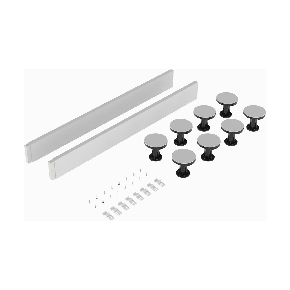 [BELG2W] Shower Tray Leg Set for 1000mm Square & Rectangular Shower Trays, Choice of Colour - Cutout