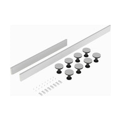 [BELG3W] Shower Tray Leg Set for 1100 - 1200mm Rectangular Shower Trays, Choice of Colour - Cutout